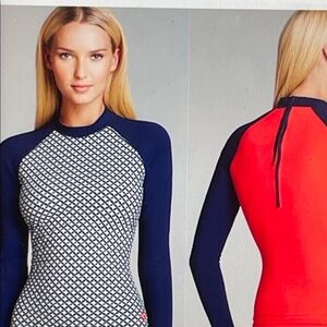 Tory Burch portofino surf shirt.